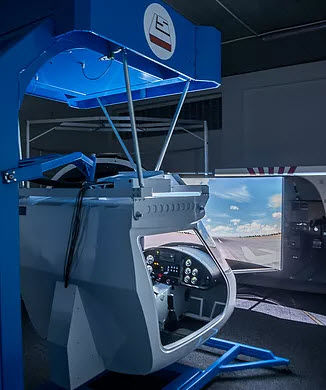 Симулятор полета на самолете - GP ONE - ZALL LETOV SIMULATORY S.R.O. FLIGHT SIMULATION CENTRE - тренировочный / в форме кокпита
