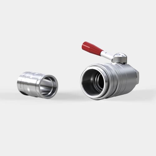 Быстрое соединение - RVS - STÄUBLI Connectors - прямое / тип T / для сжатого воздуха