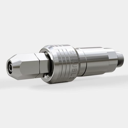 Быстрое соединение - MRA 04 - STÄUBLI Connectors - прямое / для сжатого воздуха / из нержавеющей стали