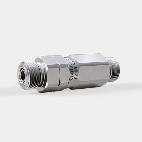Предохранительный клапан для легкого самолета - GMV series - STÄUBLI Connectors - резьбовой