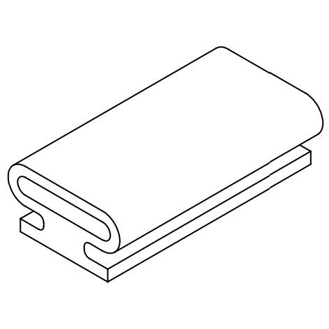 Профилированная прокладка - DR62 - Dynamic Rubber, Inc. - из СКЭП / для летательного аппарата / надувная