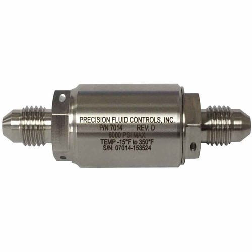 Предохранительный клапан наружная резьба-наружная резьба - 7014 - Precision Fluid Controls