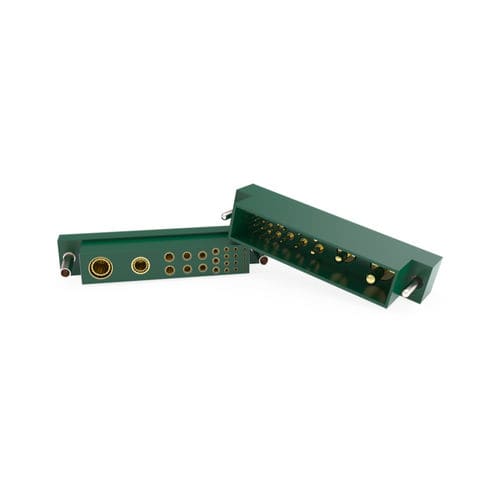 Коннектор PCB - HBH - IEH Corporation - для летательного аппарата / прямоугольный / обжимной