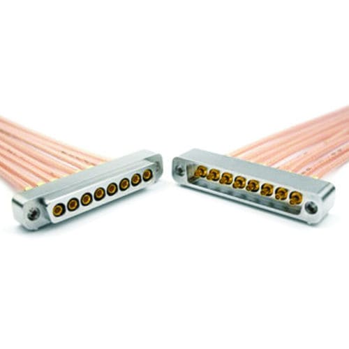 Коннектор РЧ - MDCX - Smiths Connectors - для летательного аппарата / коаксиальный / микро-D