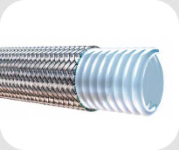 Гибкий шланг для воздуха - ATC/ATCB -8  - Aerocom Specialty Fittings, Inc. - из нержавеющей стали / металлический / из ПТФЭ