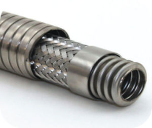 Гибкий шланг для газа - FMH8 series  - Aerocom Specialty Fittings, Inc. - для топлива / из нержавеющей стали / для строительной площадки