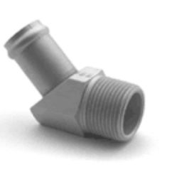 Резьбовое соединение - MS 24518 - B&E Manufacturing Company - под углом 45° / воздух и газ / для топливного масла
