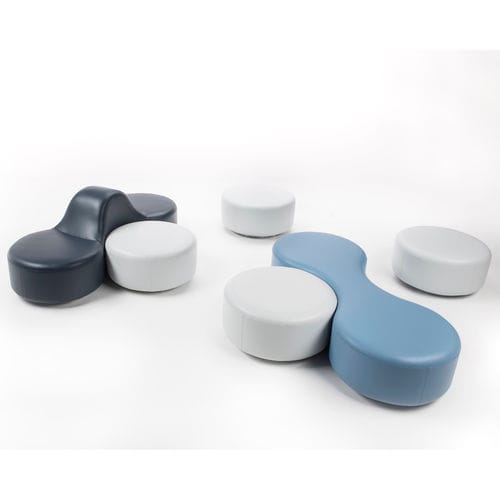 Модульный диван - MOLECOLA - Altek Italia Design Srl - для аэропорта / круглый / из ткани