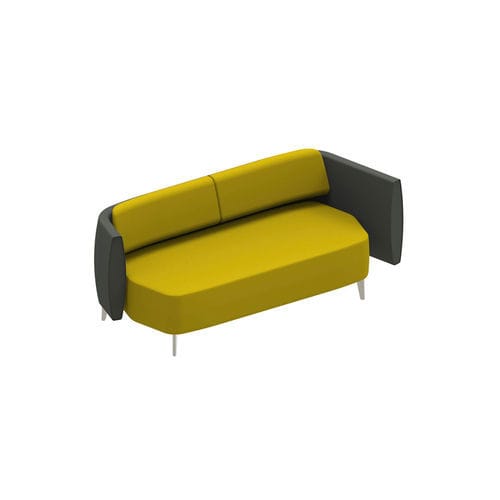 Диван для бизнес-зала аэропорта - AIRWAVE 26 - Altek Italia Design Srl - из губки / из искусственной кожи / из фанеры