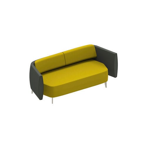 Диван для бизнес-зала аэропорта - AIRWAVE 27 - Altek Italia Design Srl - из губки / из искусственной кожи / из фанеры