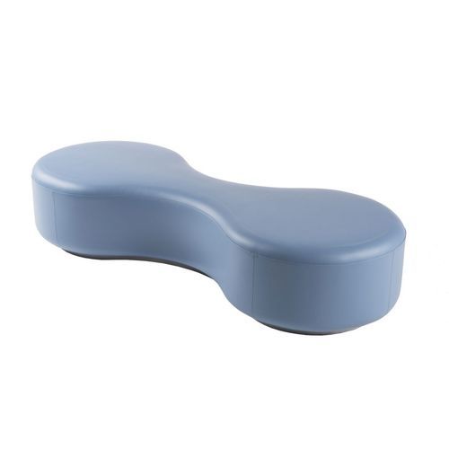 Скамейка для аэропорта - MOLECOLA 1 - Altek Italia Design Srl - из кожи / из дерева