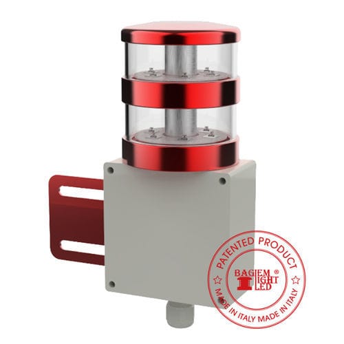 Фонарь препятствия - BGL-L81ØD series - Baglem Srl - для аэропорта / LED / низкой интенсивности