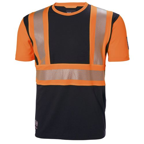 Рабочая футболка - 79271 - Helly Hansen Work Wear - для трассы аэропорта / высокая видимость