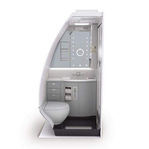 Туалет для самолета с бесконтактным сливным бачком - A350XWB - Safran Cabin