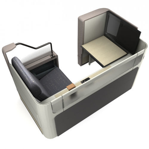 Сидение для салона самолета - Safran Seats - для первого класса / с подлокотниками / со столом