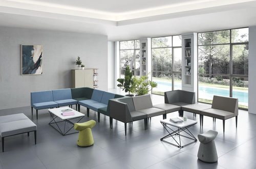 Диван для аэропорта - SJ5202 - Guangdong Oshujian Furniture Manufacturing Co., Lt - модульный / компактный / прямой