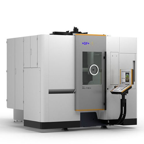 Фрезерный станок ЧПУ - MILL P series - GF Machining Solutions - Step Tec - вертикальный / для аэронавтики / 5 и более осей