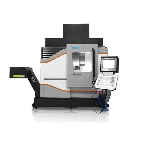 Вертикальный фрезерный станок - MILL E 800 - GF Machining Solutions - Step Tec - для аэронавтики / 3 оси / для авиационно-космической промышленности