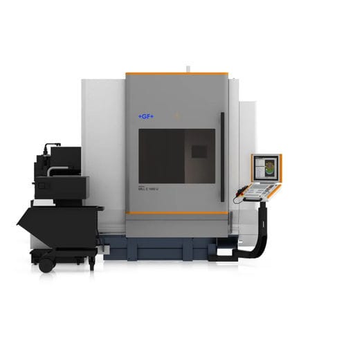 Фрезерный станок ЧПУ - MILL E 1 series - GF Machining Solutions - Step Tec - вертикальный / для аэронавтики / 5 и более осей