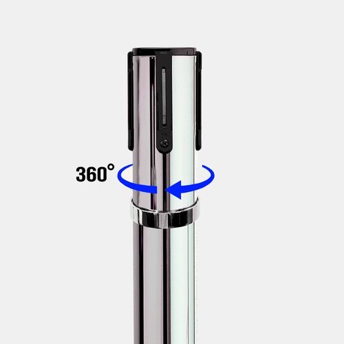 Столбик ограждения с ремнем - TENDIFLEX® 360° - Flex - для аэропорта