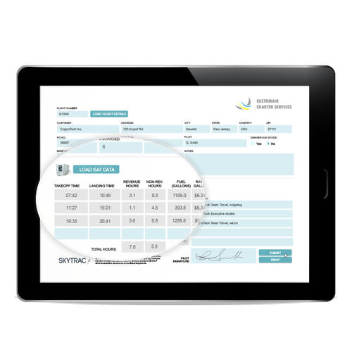 Программное обеспечение для управления - SKYTRAC Systems Ltd. - для составления отчетности / сервер / для аэронавтики