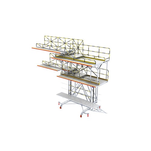 Док для обслуживания для самолета - 1-3-1 - Shanghai Ifly GSE Co.,Ltd. - для носовой части машины / для фюзеляжа / для крыльев
