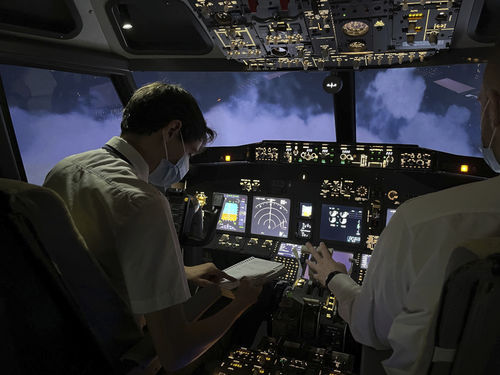 Симулятор полета - Boeing 737NG - SoftekSim - тренировочный / с закрытым кокпитом / на неподвижном основании