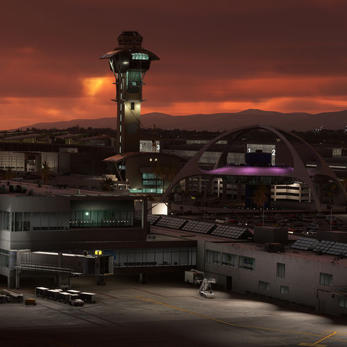 Программное обеспечение для симуляции - iniScene Los Angeles (KLAX) - iniBuilds Ltd - для аэронавтики / 3D