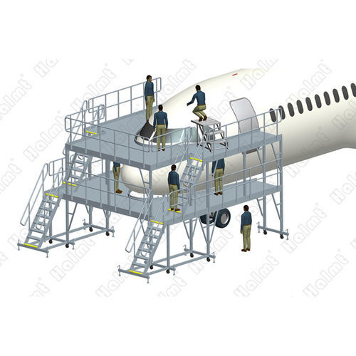 Док для обслуживания для носовой части машины - HuNan Hua-Alu Machinery Technology Co., Ltd. - для самолета / регулируемый