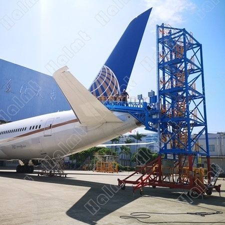 Док для обслуживания для хвостовой части машины - HuNan Hua-Alu Machinery Technology Co., Ltd. - для самолета / регулируемый