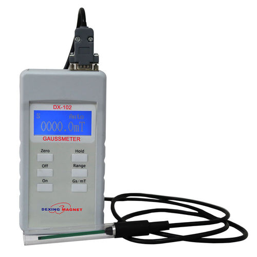 Цифровой гауссметр - DX-102 - Xiamen Dexing Magnet Tech. Co., Ltd. - переносной / для авиационной промышленности