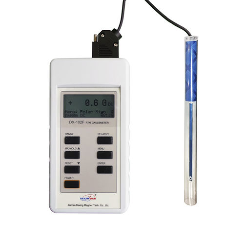 Цифровой гауссметр - DX-102F - Xiamen Dexing Magnet Tech. Co., Ltd. - переносной / для авиационной промышленности