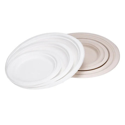 Блюдо для салона самолета - Bagasse Sugarcane Round - Sky Blue - из пластика / одноразового применения / биоразлагаемое