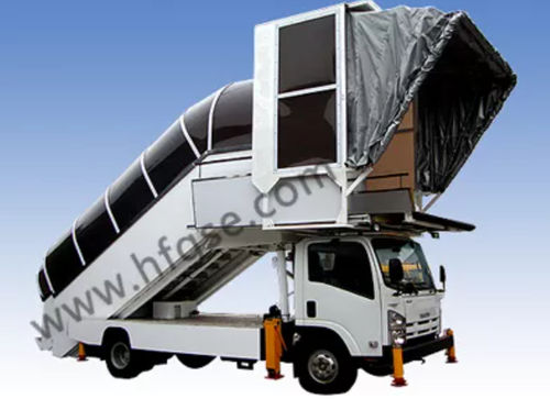 Лестница для посадки на судно - HFKT5800 - Shanghai Hangfu Airdrome Equipment Co., Ltd. - резервная / мобильная / с покрытой зоной