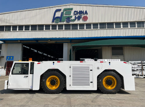 Трактор для буксировки - HFDQY6280 - Shanghai Hangfu Airdrome Equipment Co., Ltd. - для летательного аппарата / электрический / с буксировочной штангой
