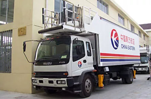 Электрический подъемник для погрузки питания для самолета - HFSP series - Shanghai Hangfu Airdrome Equipment Co., Ltd.