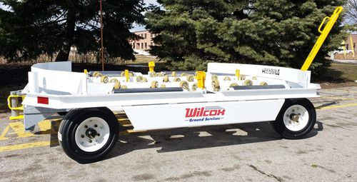 Прицеп контейнеровоз - Wilcox GSE - для паллет / для тяжёлой техники / двухосный