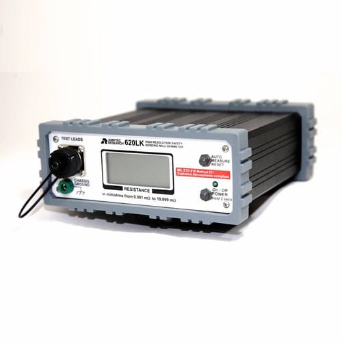 Переносной миллиомметр - 620LK-HR - Amptec Research - 4 провода / для авиационной промышленности