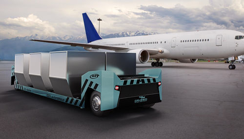 Транспортер для поддонов - AAT Autonomous - Gaussin - для багажа / для аэропорта