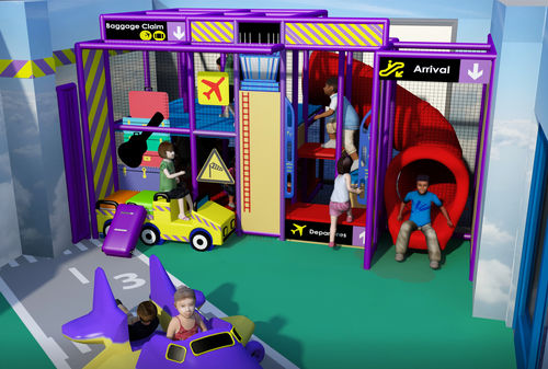 Игровая площадка для аэропорта - P28922 - Soft Play LLC - для интерьера / для наружного применения