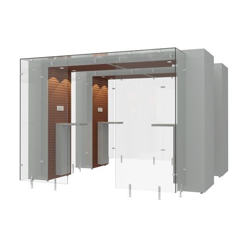 Кабина для курения для аэропорта - 2SP Area 3.2 - Longhi Air - для интерьера / модульная конструкция / МДФ