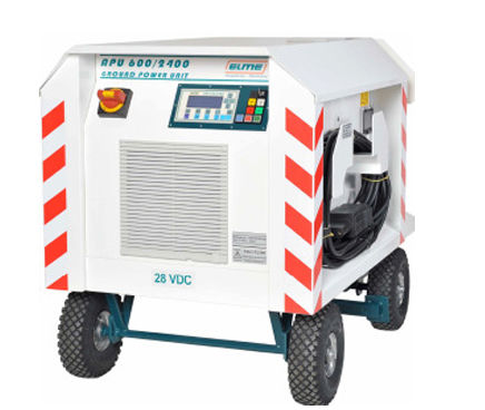 Электрический пусковой агрегат - APU800E - RECK SOLAR und ELME ELEKTROMECHANIK GmbH - мобильный / для трассы / для ангара