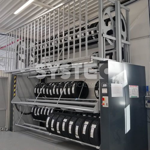 Система для хранения для колес - Systeo Industrie - вертикальная / автоматизированная / для летательного аппарата