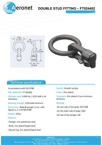 DOUBLE STUD FITTING – FT024402