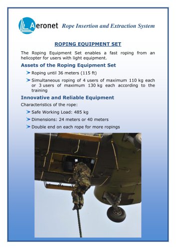 ROPING EQUIPMENT SET