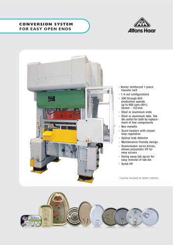 CONVERSION SYSTEM FOR EASY OPEN ENS