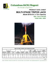 Multi-stage Tripod Jack 5 Ton Capacity