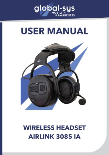 User guide 3085 IA headset
