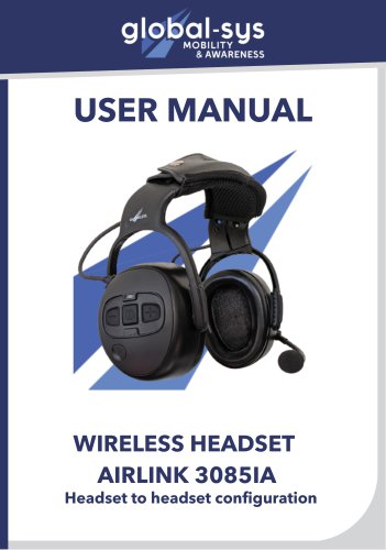 User guide 3085 IA headset to headset configuration