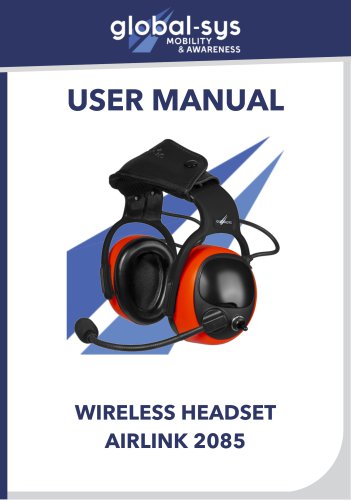 User guide Airlink 2085 headset